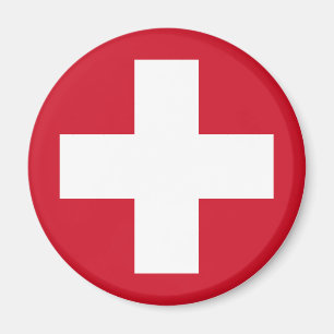 Swiss Roundel Magnet Magneet