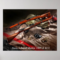 Swiss Schmidt Rubin 1889 & K31