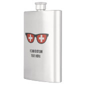 Swiss Shades aangepaste kolf Heupfles (Links)
