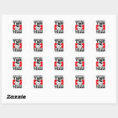 SWISS TEAM RONDE STICKER (Vel)