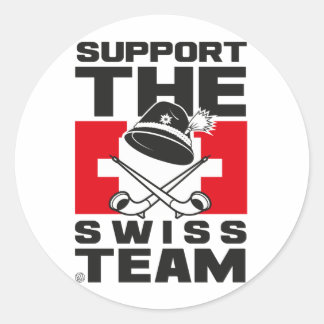 SWISS TEAM RONDE STICKER