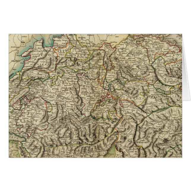 Swisserland - Zwitserland Atlas Map (Voorkant Horizontaal)