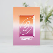 Switch Lesbische vlag stijl Dank je wel kaart (Staand voorkant)