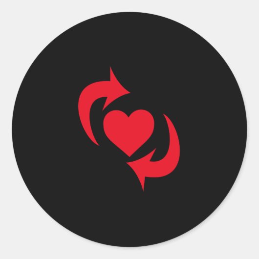 Switch Pride Ronde Sticker (Voorkant)