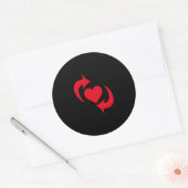 Switch Pride Ronde Sticker (Envelop)