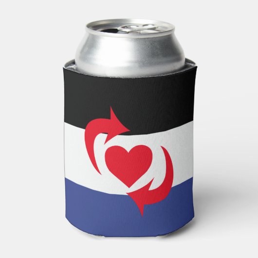 Switch Pride Vlag Blikjeskoeler (Blikje Voorkant)