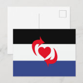 Switch Pride Vlag Briefkaart (Voorkant / Achterkant)