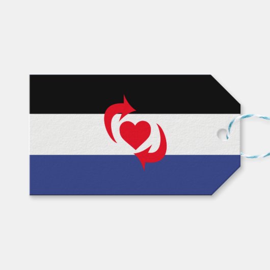 Switch Pride Vlag Cadeaulabel (Voorkant (Horizontaal))