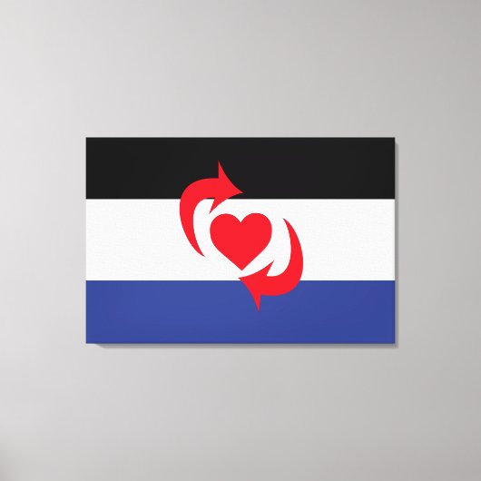 Switch Pride Vlag Canvas Afdruk (Voorkant)