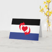Switch Pride Vlag Kaart (Gele Bloem)