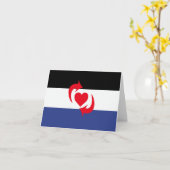 Switch Pride Vlag Kaart (Gele Bloem)