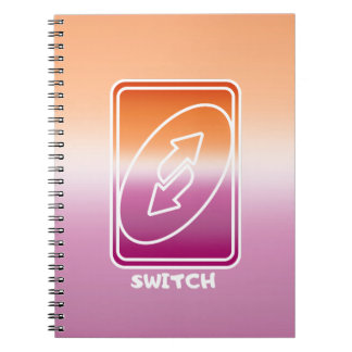 Switch Style Lesbian Flag Notitieboek
