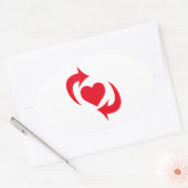 Switch trots ovale sticker (Envelop)