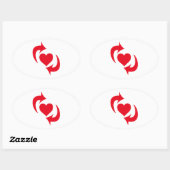 Switch trots ovale sticker (Vel)