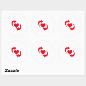 Switch trots ronde sticker (Vel)