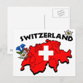 Switz Map Briefkaart (Voorkant / Achterkant)