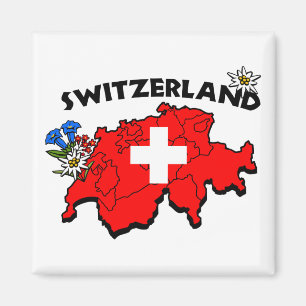 Switz Map Magnet Magneet