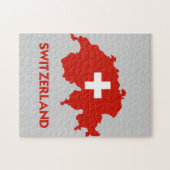 SWITZERLAND MAP LEGPUZZEL (Horizontaal)