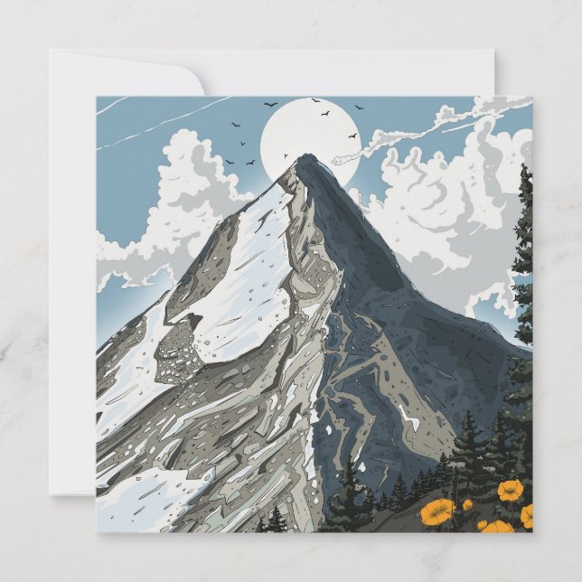 Switzerland Snow Capped Mountain (Voorkant)