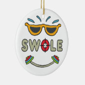 Swole Bodybuilding Keramisch Ornament (Rechts)