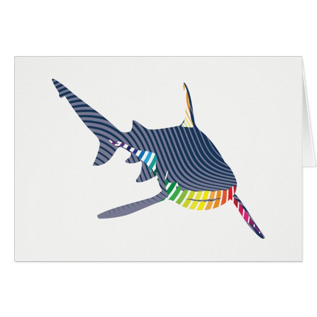 Swoosh couleur requin (Devant horizontal)