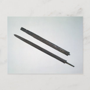 Sword and sheath uit La Tene, Zwitserland Briefkaart