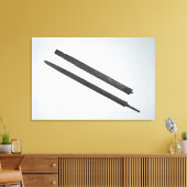 Sword and sheath uit La Tene, Zwitserland Canvas Afdruk (Insitu (Woonkamer))