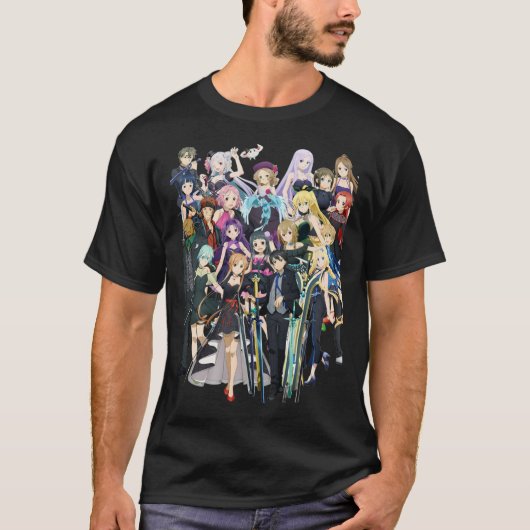Sword Art Online Anime Series Classic T-Shirt (Devant)