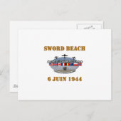 Sword Beach Briefkaart (Voorkant / Achterkant)