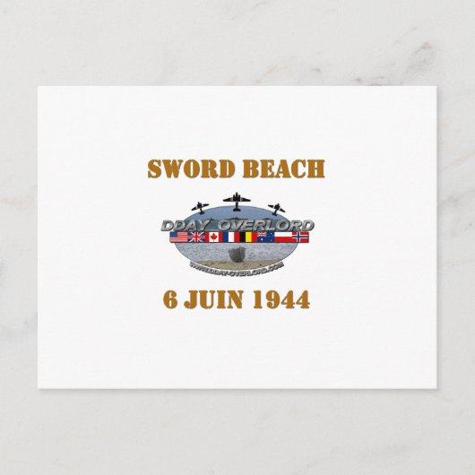 Sword Beach Briefkaart (Voorkant)