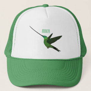 Sword-bulgvogel cartoon illustratie trucker pet