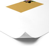 Sword & Clematis – Medieval Floral Blade Poster (Hoek)