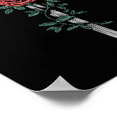 Sword en Roos Poster (Hoek)