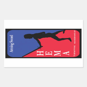 Sword HEMA decal bewapenen Rechthoekige Sticker