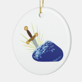 Sword in steen keramisch ornament (Links)