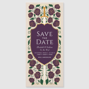 Sword & Schilder Medieval Fantasy Sparen de Datum Magnetische Uitnodiging