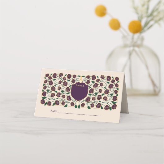 Sword & Shield Medieval Fantasy Monogram Weddensch (Voorkant)