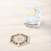 Sword & Shield Medieval Fantasy Monogram Weddensch Kartonnen Onderzetters (Insitu)