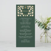 Sword & Shield Medieval Fantasy Monogram Weddensch Menu (Staand voorkant)