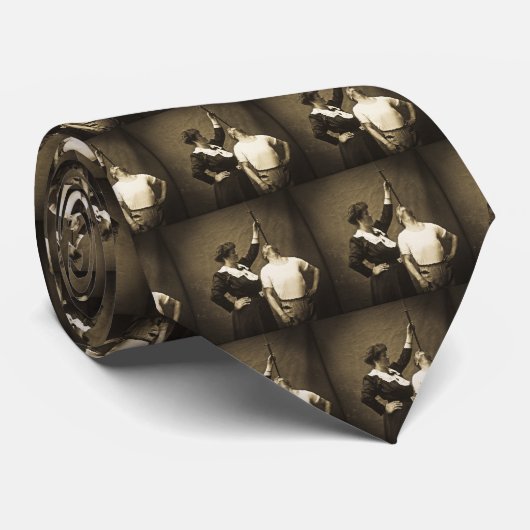 Sword Swallower en Wife  Sideshow Freaks Stropdas (Opgerold)