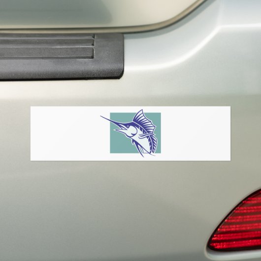 SWORDFISH BUMPERSTICKER (Op auto)