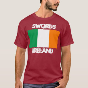 Swords, Ierland met Ierse vlag T-shirt