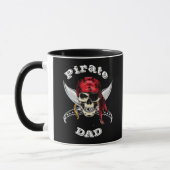 Swords n Skull Pirate DAD Mok (Links)