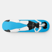 Swordswoman Anime Girl Skateboard Deck (Horz)