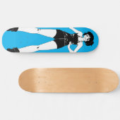 Swordswoman Anime Girl Skateboard Deck (Horz)