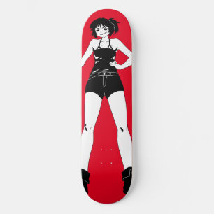 Swordswoman Anime Girl Skateboard Deck