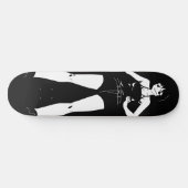 Swordswoman Anime Girl Skateboard Deck (Horz)