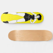 Swordswoman Anime Girl Skateboard Deck (Horz)
