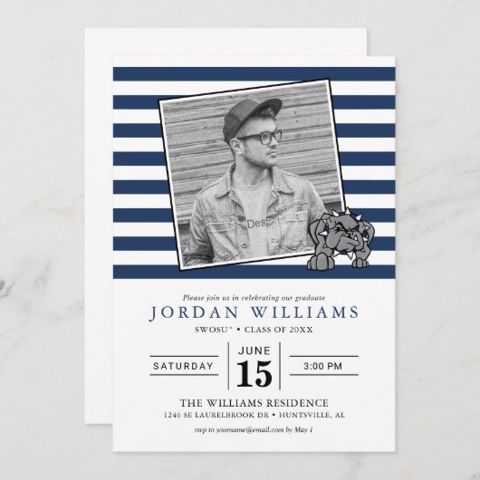 SWOSU Afstuderen Aankondiging (Voorkant / Achterkant)