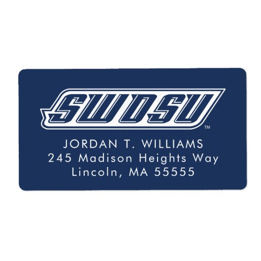 SWOSU AFSTUDEREN ETIKET (Voorkant)